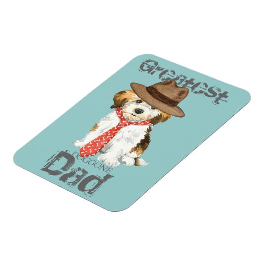 Havanese Vater Magnet (Linke Seite)