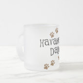 Havanese Vater Mattglastasse (Vorderseite Links)