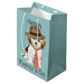 Havanese Vater Mittlere Geschenktüte (Vorderseite Schrägansicht)