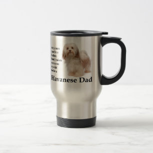 Havanese Vater Travel Mug Reisebecher