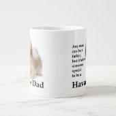Havanese Vater-Tunnel-bohrwagenTasse Jumbo-Tasse (Vorderseite)