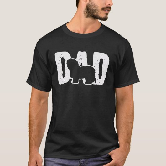 Havanese Vater Vater Graphics Dog T-Shirt (Vorderseite)