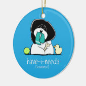 Havanese verfügt über eine hochgradig leastische K Keramikornament (Links)