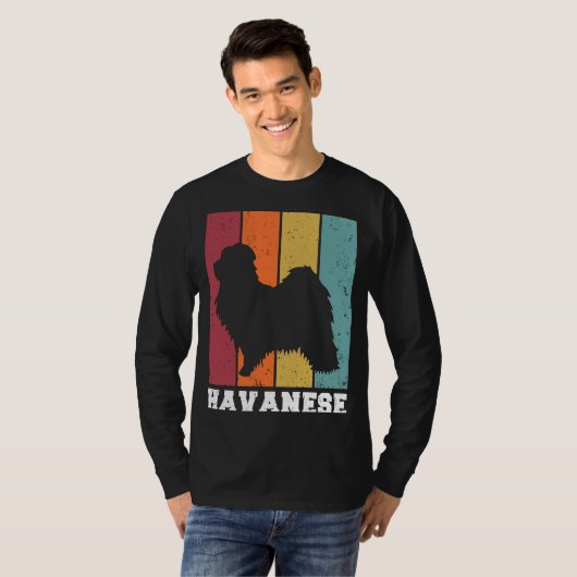 Havanese Vintage 2 T-Shirt (Vorne ganz)