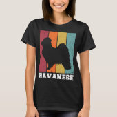 Havanese Vintage  2 T-Shirt (Vorderseite)