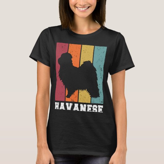 Havanese Vintage  2 T-Shirt (Vorderseite)