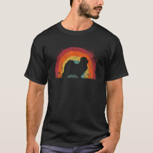 Havanese Vintage Regenbogen Hund Männer Frauen T-Shirt