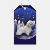 Havanese Weihnachten Geschenkanhänger (Rückseite)