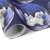 Havanese Weihnachten Geschenkpapier (Rolleneckpunkt)