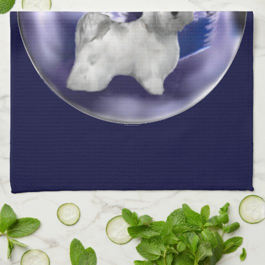 Havanese Weihnachten Geschirrtuch (Gefaltet)