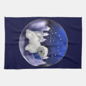 Havanese Weihnachten Geschirrtuch (Horizontal)