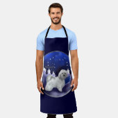 Havanese Weihnachten Schürze (Getragen)