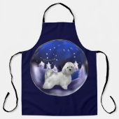 Havanese Weihnachten Schürze (Vorderseite)
