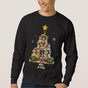 Havanese Weihnachtsbaum Dog Lover Xmas Funny Gesch Sweatshirt
