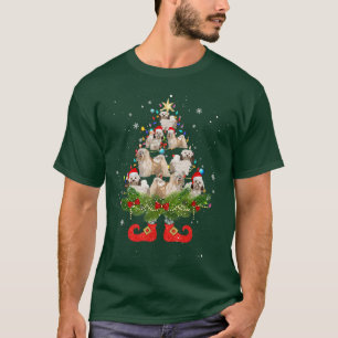 Havanese Weihnachtsbaum Leuchten Niedliche Weihnac T-Shirt