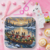 Havanese Weihnachtsboot-Feiertag Pappteller (Party)