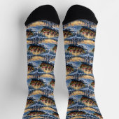 Havanese Weihnachtsboot-Feiertag Socken (Oben)