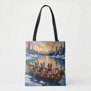 Havanese Weihnachtsboot Urlaub Tasche