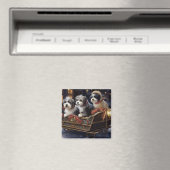 Havanese Weihnachtsfeiertage Magnet (In Situ (Geschirrspüler))