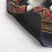Havanese Weihnachtsfeiertage Mousepad (Ecke)