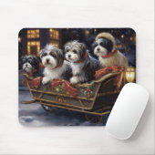 Havanese Weihnachtsfeiertage Mousepad (Mit Mouse)