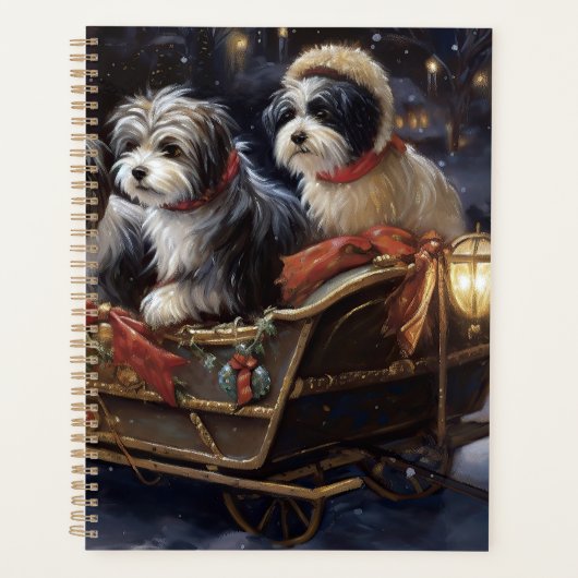 Havanese Weihnachtsfeiertage Planer (Vorderseite)