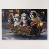 Havanese Weihnachtsfeiertage Puzzle (Horizontal)