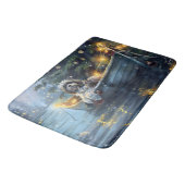 Havanese Weihnachtsfest Reise Badematte (Schrägansicht)