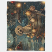 Havanese Weihnachtsfest Reise Fleecedecke (Vorderseite)