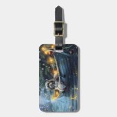 Havanese Weihnachtsfest Reise Gepäckanhänger (Vorderseite vertikal)