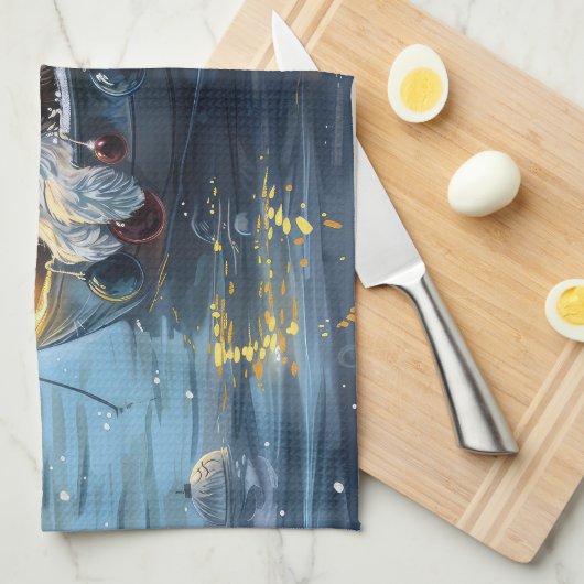 Havanese Weihnachtsfest Reise Geschirrtuch (Viertel Falte)