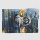 Havanese Weihnachtsfest Reise Golfhandtuch (Horizontal)