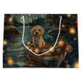 Havanese Weihnachtsfest Reise Große Geschenktüte (Vorderseite)