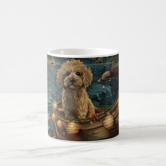 Havanese Weihnachtsfest Reise Kaffeetasse (Mittel)