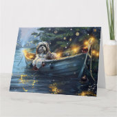 Havanese Weihnachtsfest Reise Karte (Vorderseite)