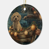 Havanese Weihnachtsfest Reise Keramik Ornament (Links)
