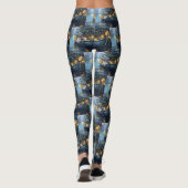 Havanese Weihnachtsfest Reise Leggings (Rückseite)