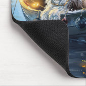 Havanese Weihnachtsfest Reise Mousepad (Ecke)