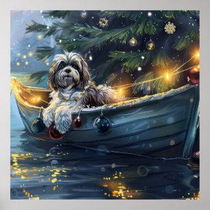 Havanese Weihnachtsfest Reise Poster