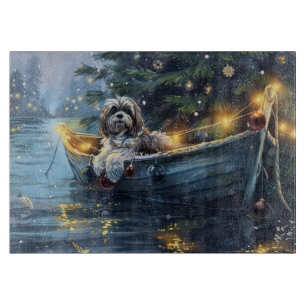 Havanese Weihnachtsfest Reise Schneidebrett