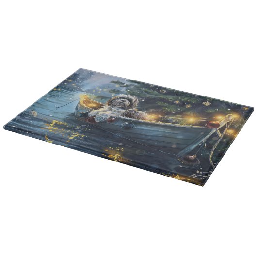 Havanese Weihnachtsfest Reise Schneidebrett (Ecke)