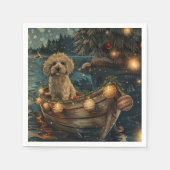 Havanese Weihnachtsfest Reise Serviette (Vorderseite)