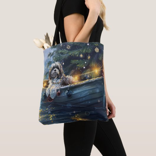 Havanese Weihnachtsfest Reise Tasche (Von Nahem)