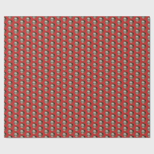 Havanese WeihnachtsPackpapier Geschenkpapier (Saum)