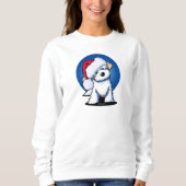 Havanese Weihnachtspulli Sweatshirt (Vorderseite)