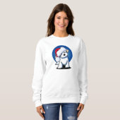 Havanese Weihnachtspulli Sweatshirt (Vorne ganz)