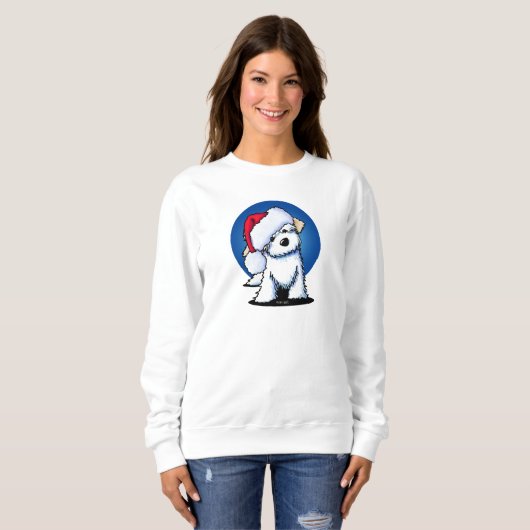 Havanese Weihnachtspulli Sweatshirt (Vorne ganz)