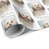Havanese Weihnachtswrapping Paper Geschenkpapier (Rolleneckpunkt)