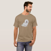 Havanese (weiß) T-Shirt (Vorne ganz)
