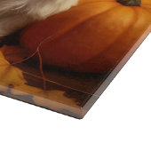 Havanese Welpe Autumn Delight Pumpkin Schneidebrett (Ecke)